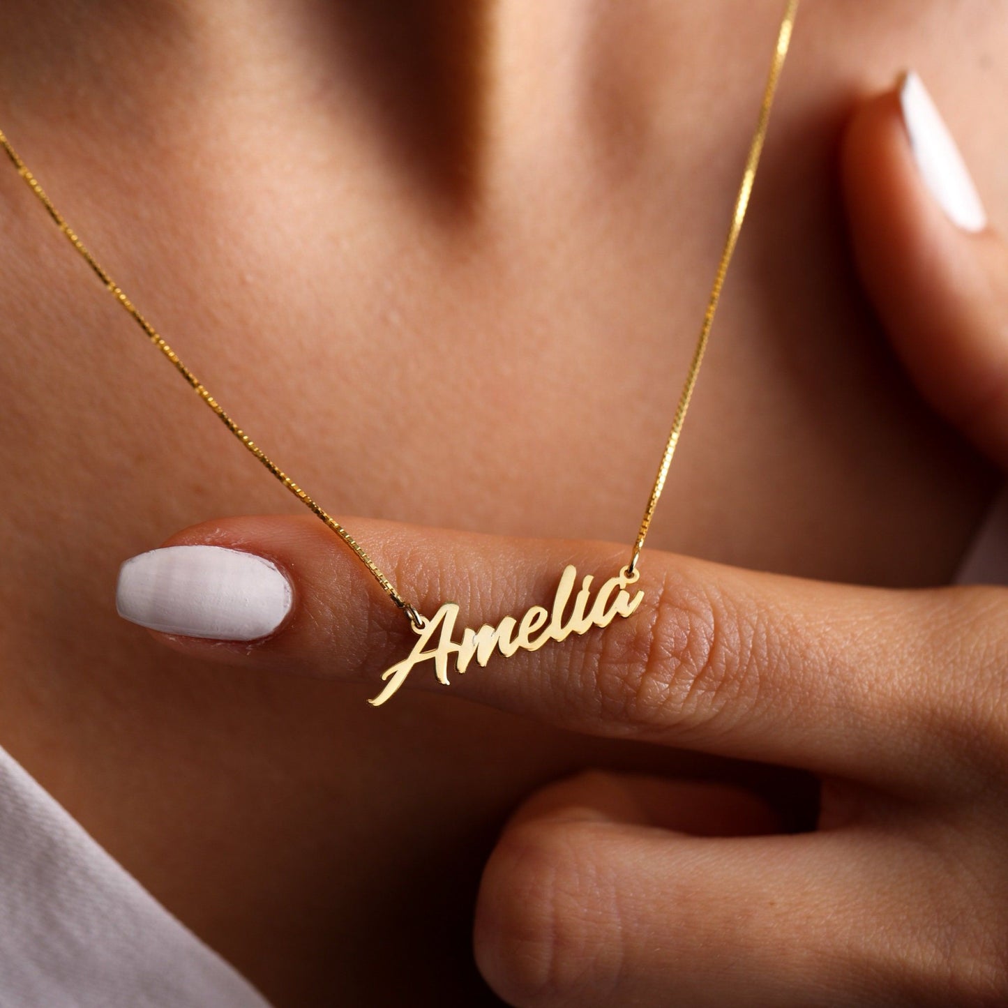 Personalized Signature Style Name Necklace