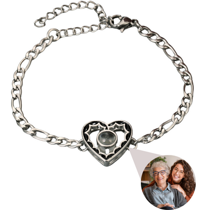 Love Heart Hope Projection Bracelet With Image