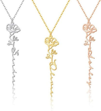 Personalized Birth Name Necklace