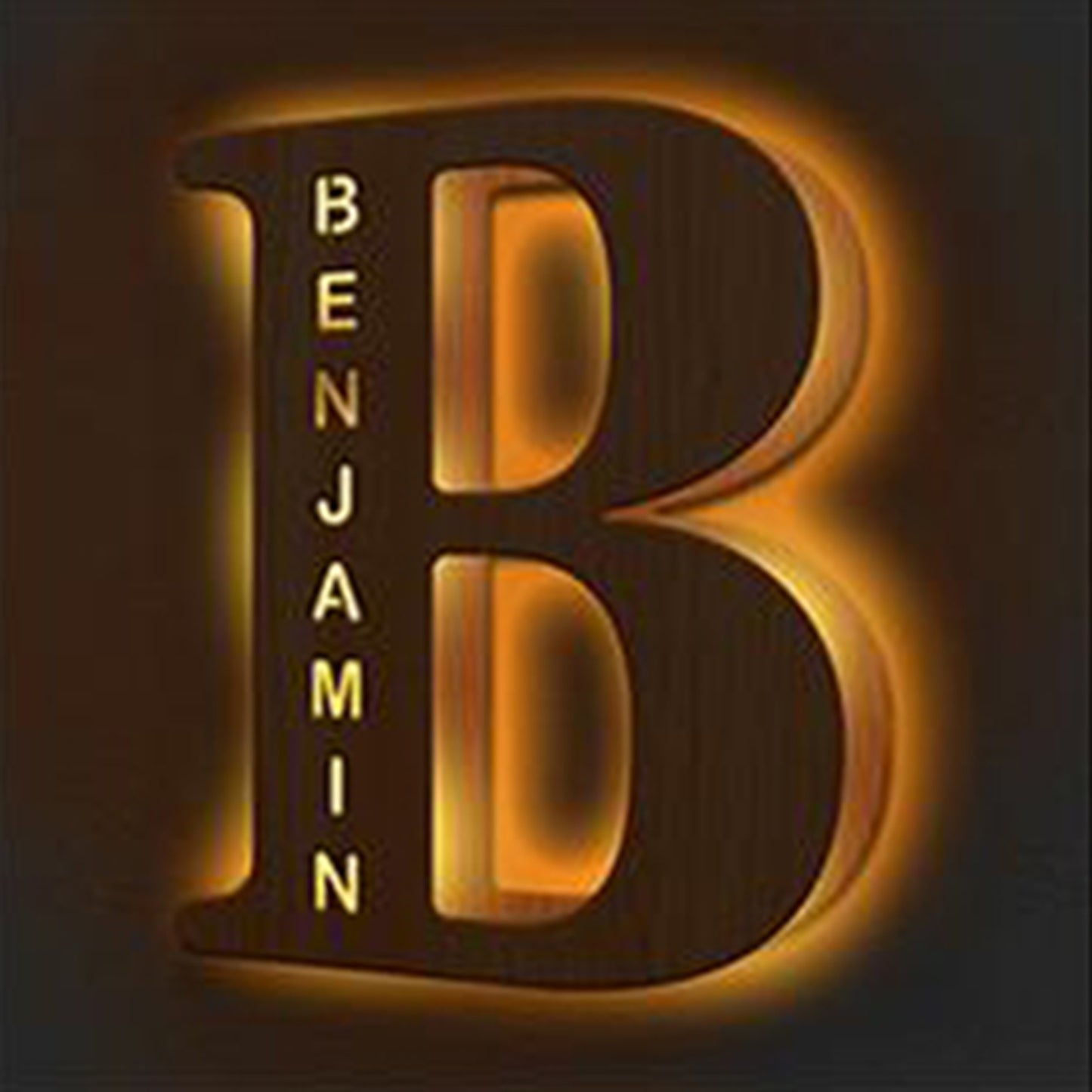 Custom Personalized Wooden LED Night Light