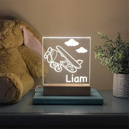 Custom Name LED Night Light for Kids