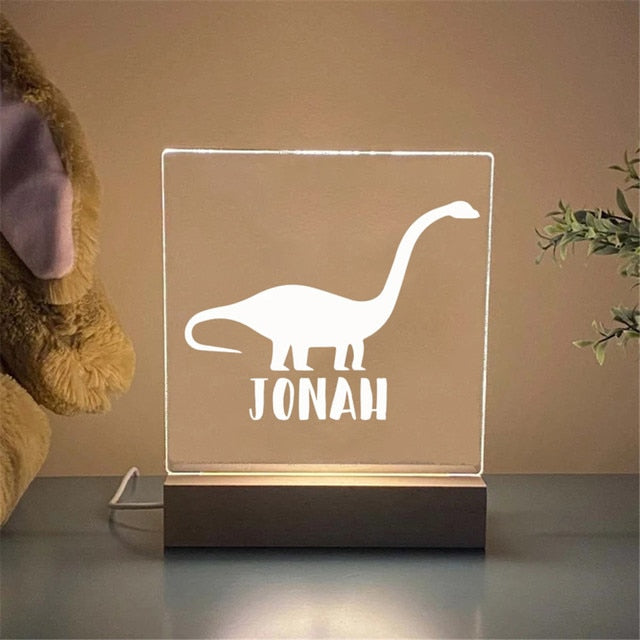 Custom Name LED Night Light for Kids