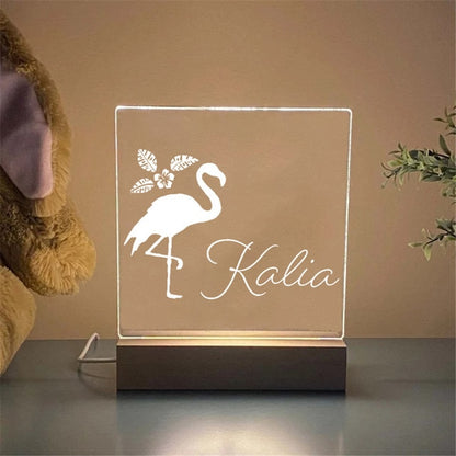 Custom Name LED Night Light for Kids