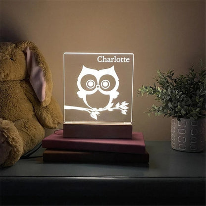 Custom Name LED Night Light for Kids