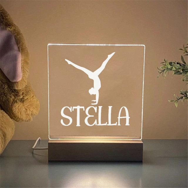 Custom Name LED Night Light for Kids