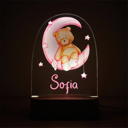 Personalized Custom Name Lamp for Kids & Babies