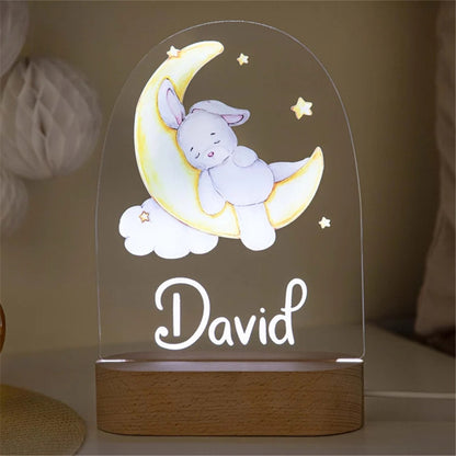 Personalized Custom Name Lamp for Kids & Babies