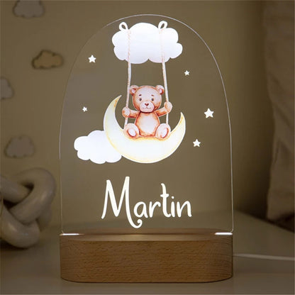 Personalized Custom Name Lamp for Kids & Babies