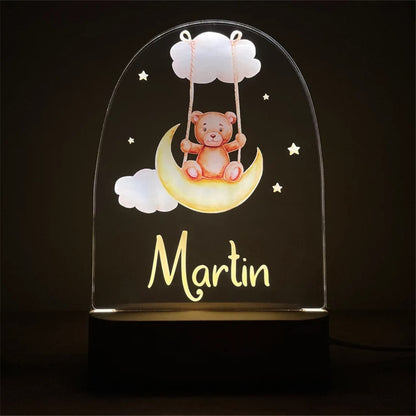 Personalized Custom Name Lamp for Kids & Babies