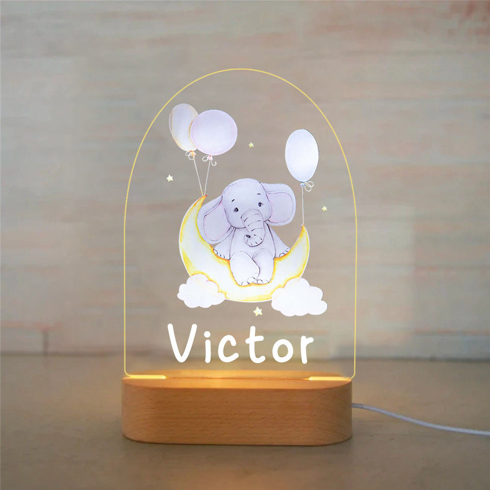 Personalized Custom Name Lamp for Kids & Babies