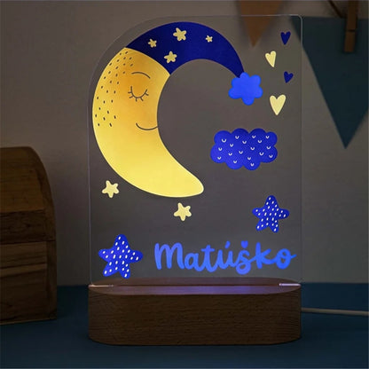 Personalized Custom Name Lamp for Kids & Babies