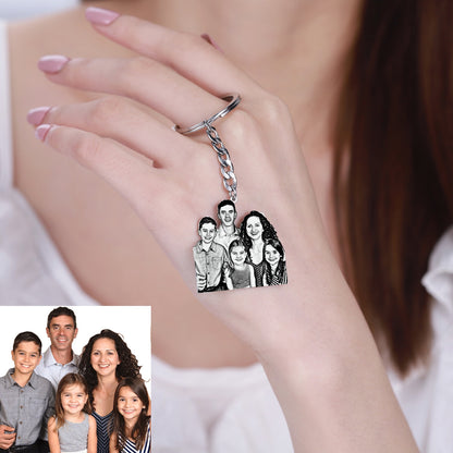 Custom Photo Customized Keychain