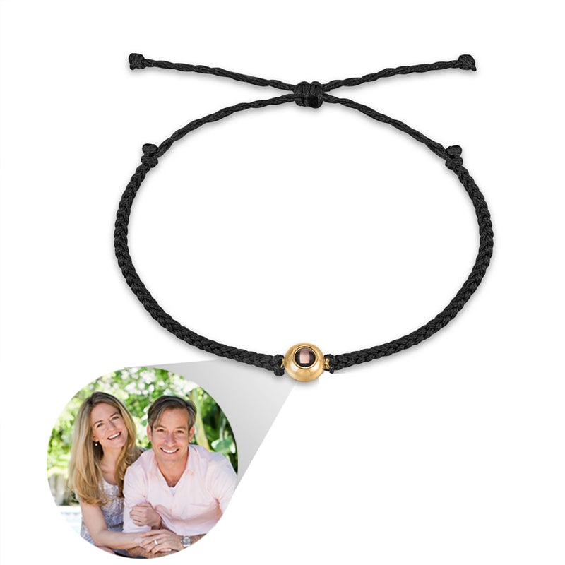 Luminous Photo Projection Bracelet Black/Gold