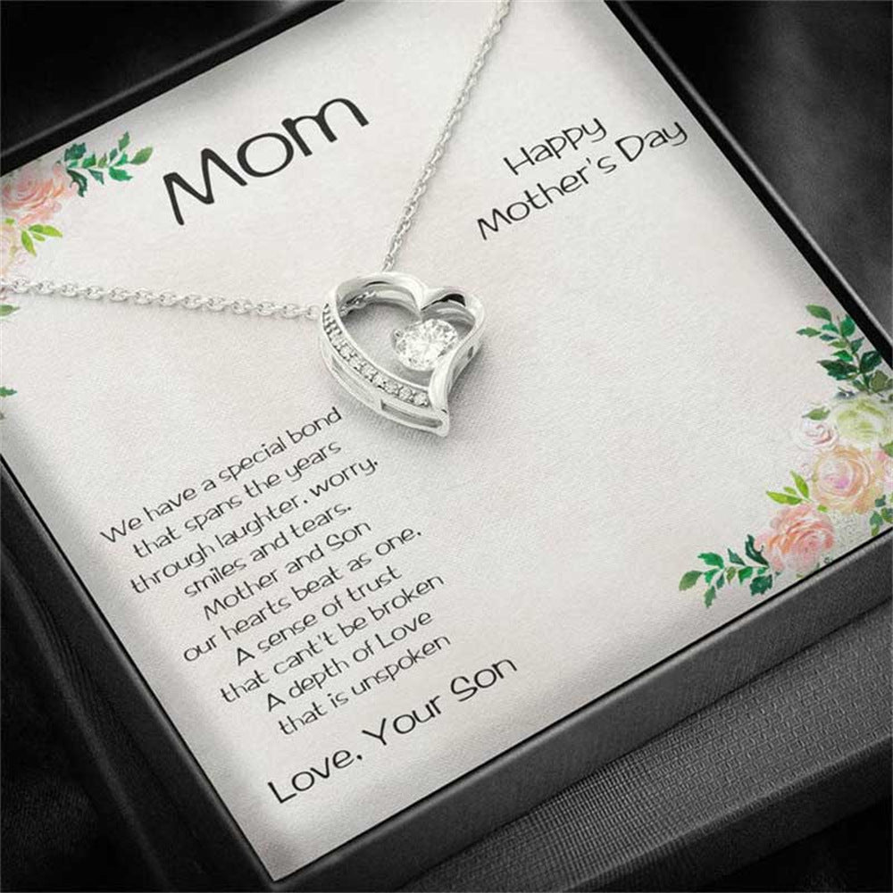 💝 Eternal Bond - Mother's Day Gift Heart Necklace 💝