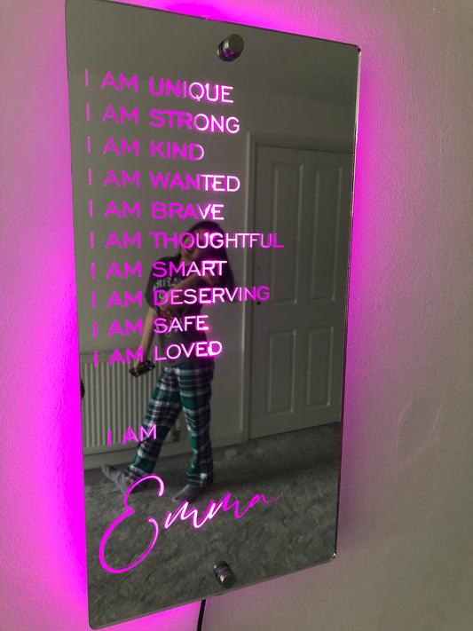 Glow & Inspire Positive Affirmations Mirror