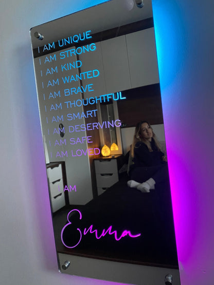 Glow & Inspire Positive Affirmations Mirror