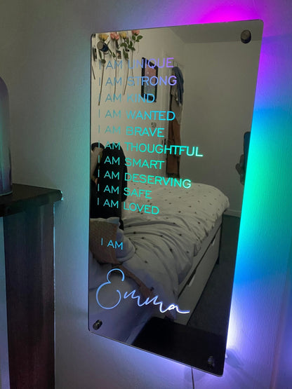 Glow & Inspire Positive Affirmations Mirror